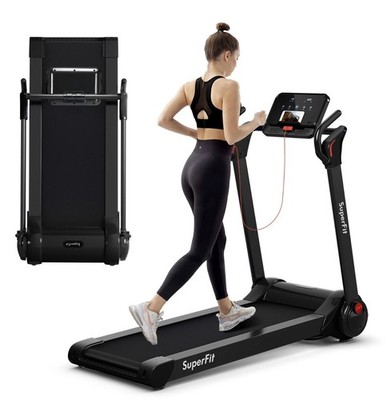 Superfit Folding 2.25HP Electric Treadmill Running Machine APP Control Bluetooth