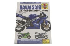 Haynes Moto Motorcycle Service Manual For Kawasaki ZX-6 R 636 2003-2006