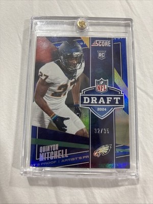 2024 Score - Nfl Draft Quinyon Mitchell #10 Artist's Proof /35 (RC)