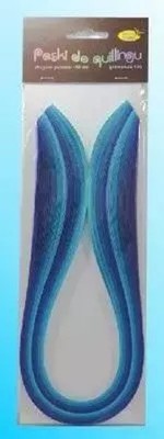 5902581101044 Paski do quillingu 3mmx50cm niebieskie 100szt Galeria Hobby