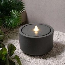 10.23” H Outdoor Water Fountain Made with Eco-Friendly Recyclable Materials, ...