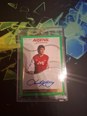 Arsenal Forever David O'Leary Autogramm /99