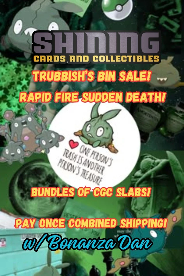 Pokémon Slabs! Come Snag Massive Lots! Sudden Death w/ Bonanza Dan