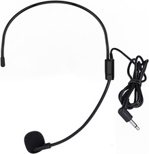 Flexible Costume Microphone Headset Original Sound Adjustable Wired 3.5Mm Audio