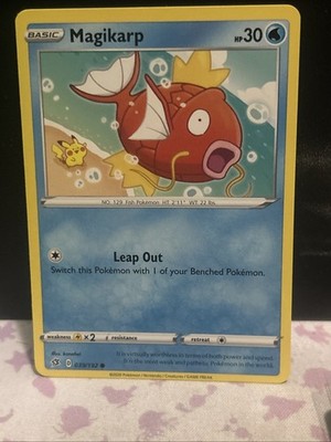 Magikarp 039/192 Common Rebel Clash Pokemon NM Pikachu!
