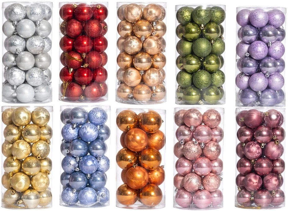 albero di natale 210 CM verde germogliato 1640 rami + sfere pvc colori a scelta - Immagine 4 di 4