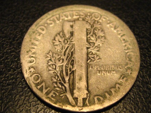 1921-P 90% Silver Mercury Head Dime KEY DATE - Picture 4 of 4