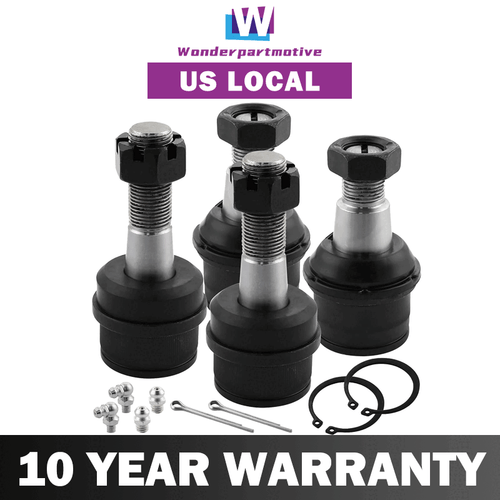 For Ford F250 F350 F450 SD Excursion Front Upper Lower Ball Joints 4WD 4pcs - Picture 1 of 11