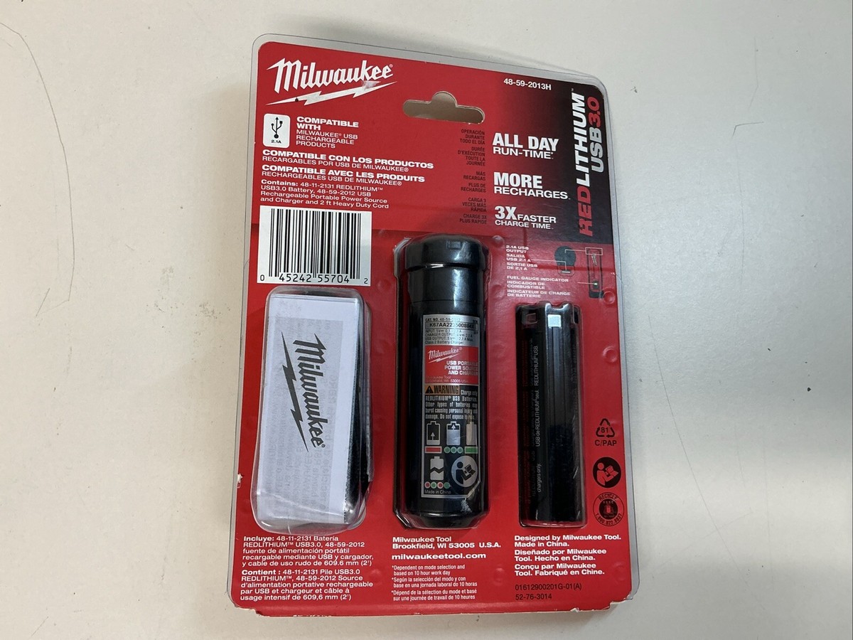 Rechargeable Battery Redlithium Usb Battery Milwaukee REDLITHIUM