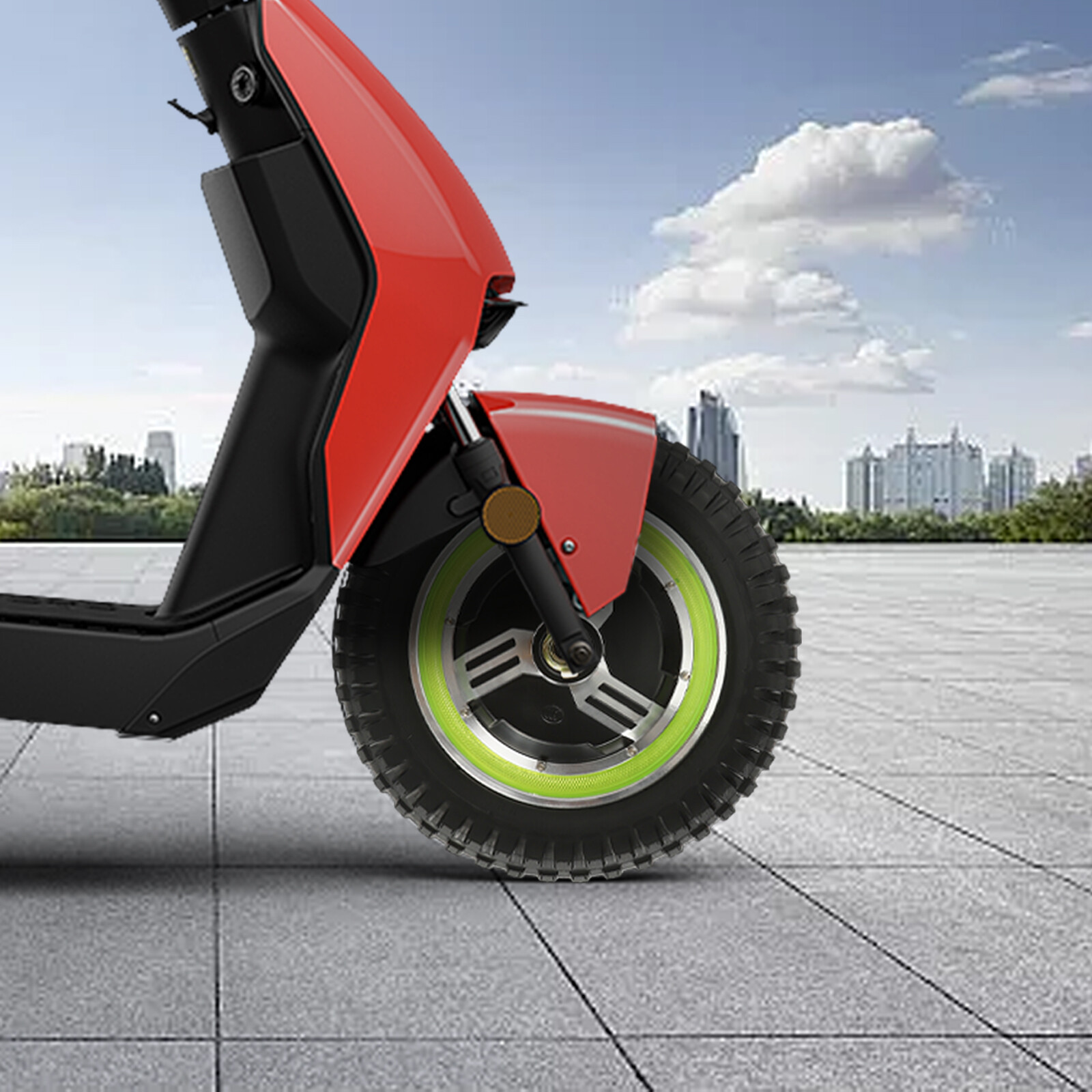 Brushless Hub Wheel Motor with Tyre Tire for E-Scooter 12 inch Electric Scooter