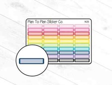 1428 Rounded Labels Planner Stickers.