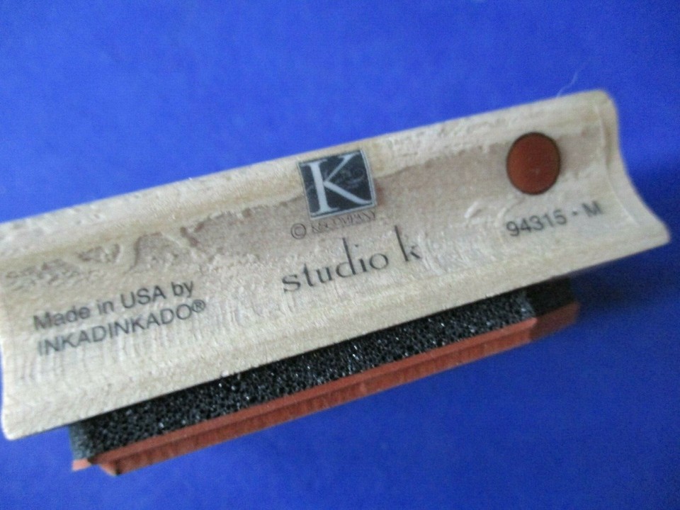 STUDIO K WITH LOVE CRAFT GIFT TAG RUBBER STAMP WOOD MTD 94315 M eBay