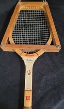 Vintage 1960's Wood Tennis Racket Wilson Jack Kramer Autograph Racquet
