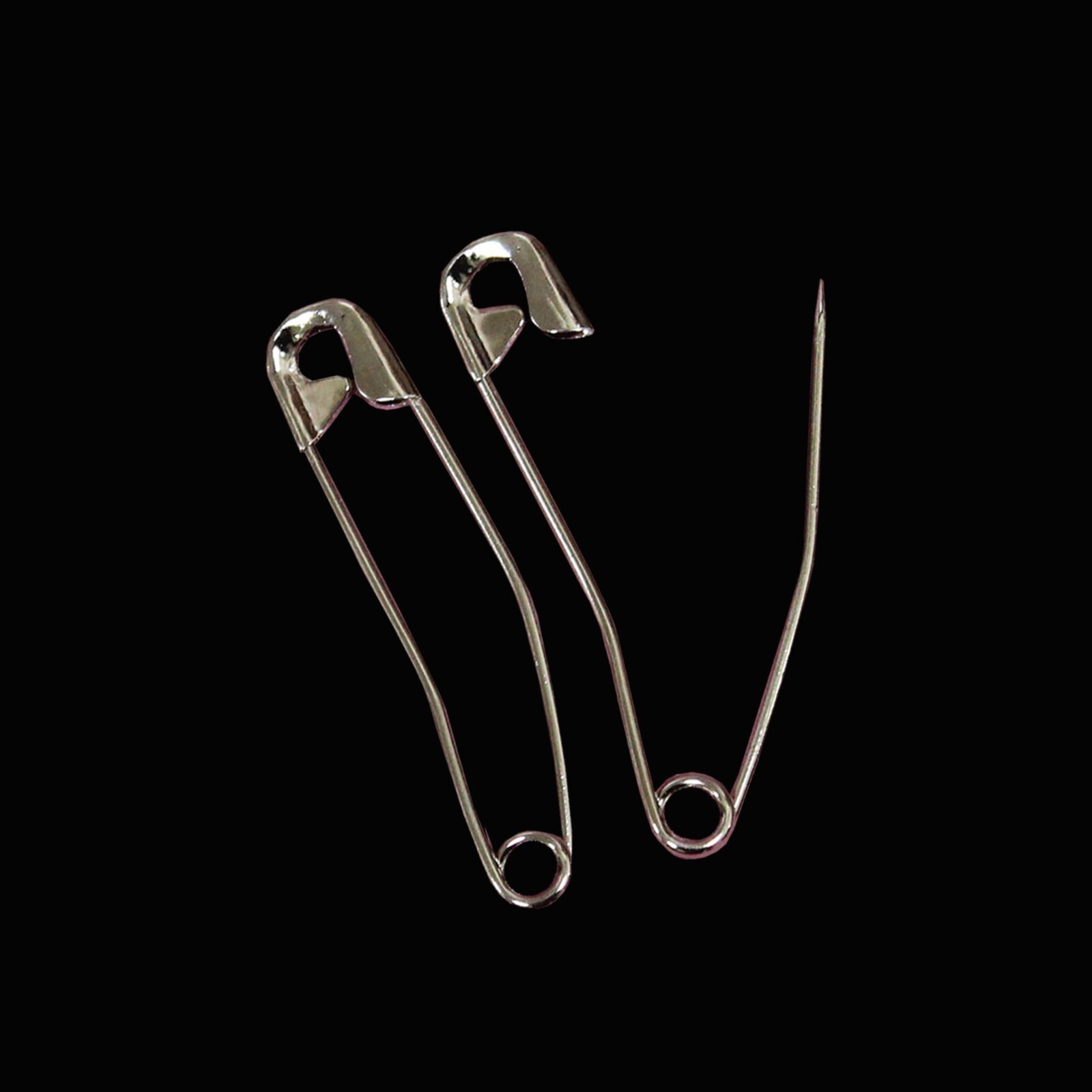 Quilters Curved Safety Pins for Quilting & Basting in 3 Sizes Small to