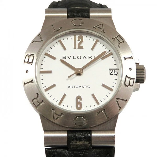 BVLGARI Diagono LCV29WSLD White Dial Women s Watch eBay