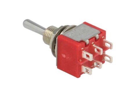 937R/5# 5PCS INTERRUPTEUR à Levier 2 Circuits 3 Positions MTS-203 Toggle Switch EUR 6,95 - FR - Foto 5