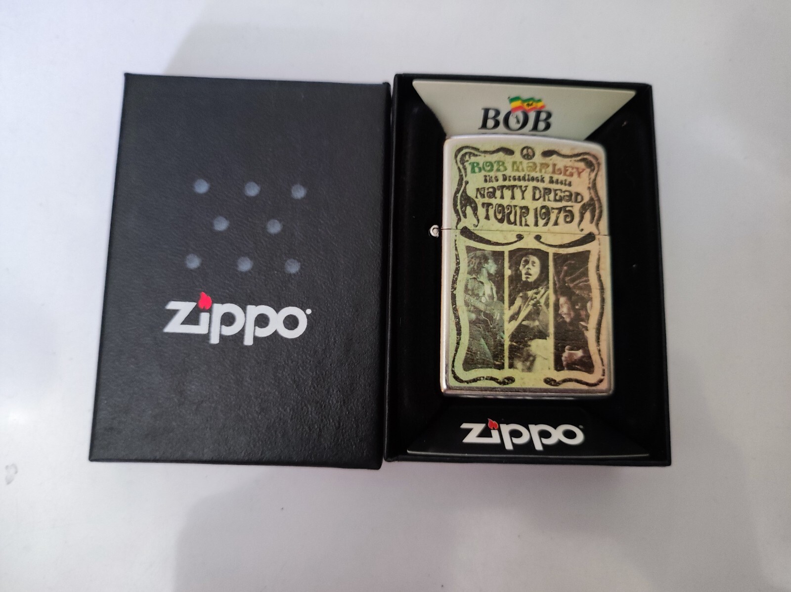 Zippo 24990 bob Marley Case Box- No Inside Guts Insert