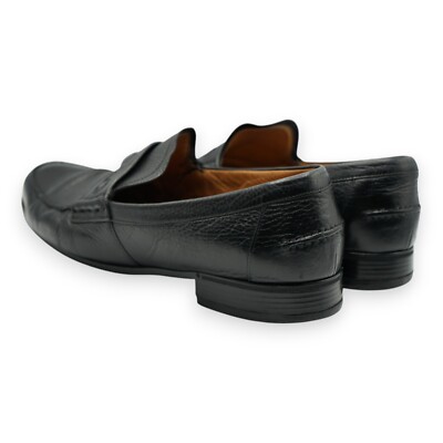 Gucci Black Leather GG Interlocking Men display picture 2