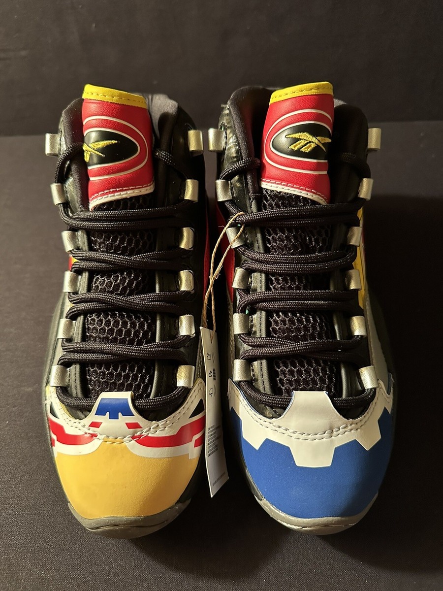 Reebok x Power Rangers Mens Size 5.5 Question Mid Megazord Allen Iverson GY0588 Reebok x Power Rangers Question Mid Megazord Iverson  main image 4