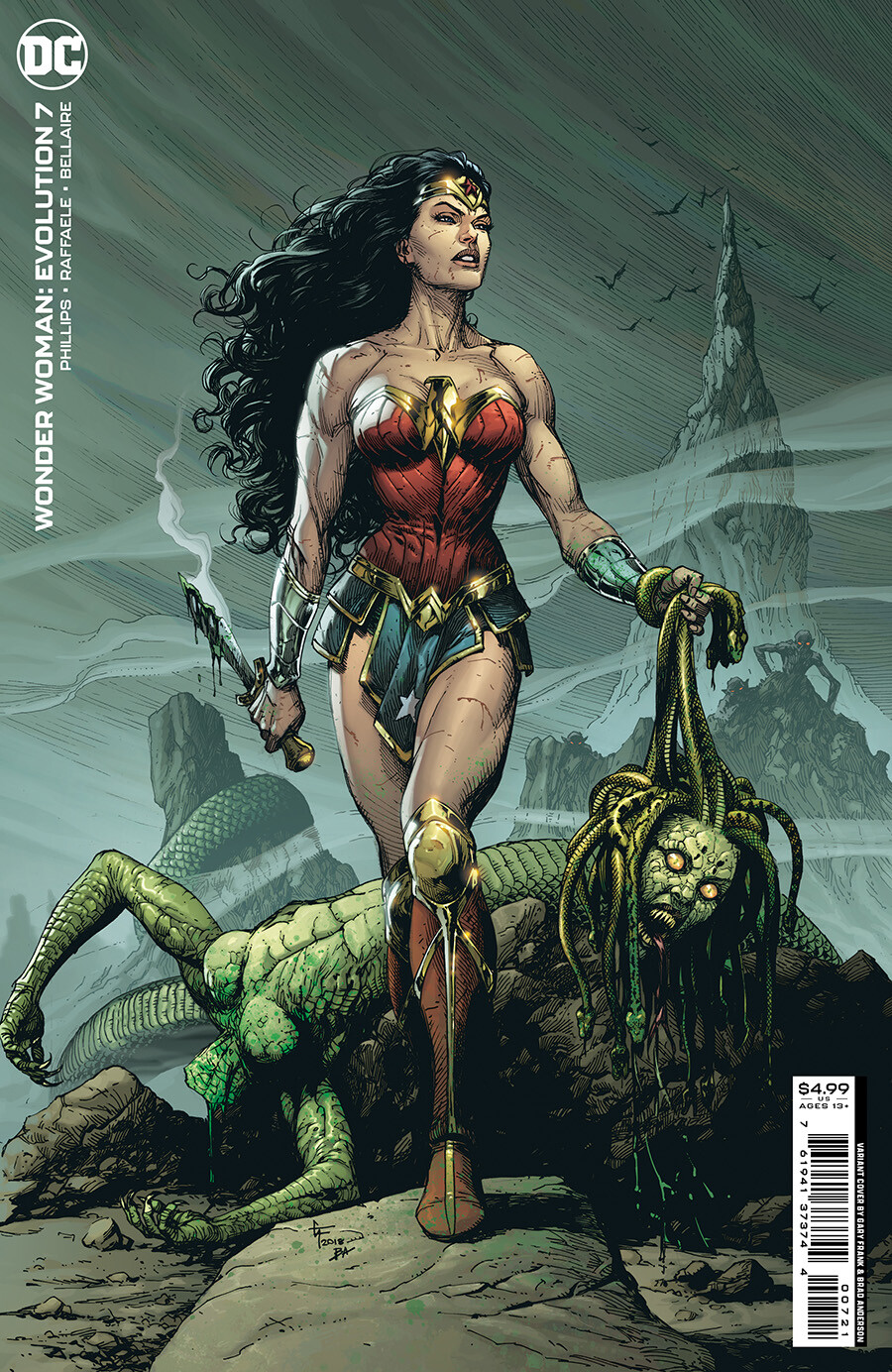 Wonder Woman Evolution #7 2022 Unread Gary Frank Card Stock Variant DC Comic  | eBay
