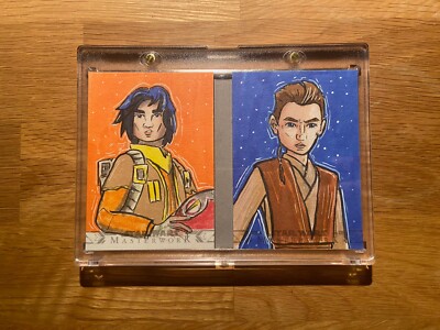Topps Star Wars Masterwork 2022 Sketch Book Card Phoenix from Adam Worton 1/1