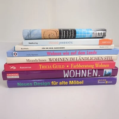 Wohnen Interior Design Sammlung Konvolut 8X Buch Paket Bücher | Sehr Gut - Bild 1 von 4