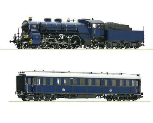 Locomotora de vapor de escala H0 Roco para modelismo ferroviario