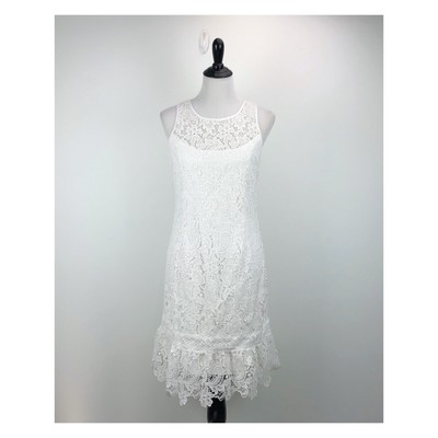 white house black market white dress