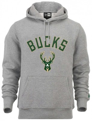New Era - NBA Milwaukee Bucks Team Logo Hoodie - Grau | eBay