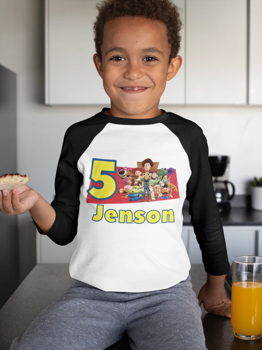 Personalised toy story shop t shirt