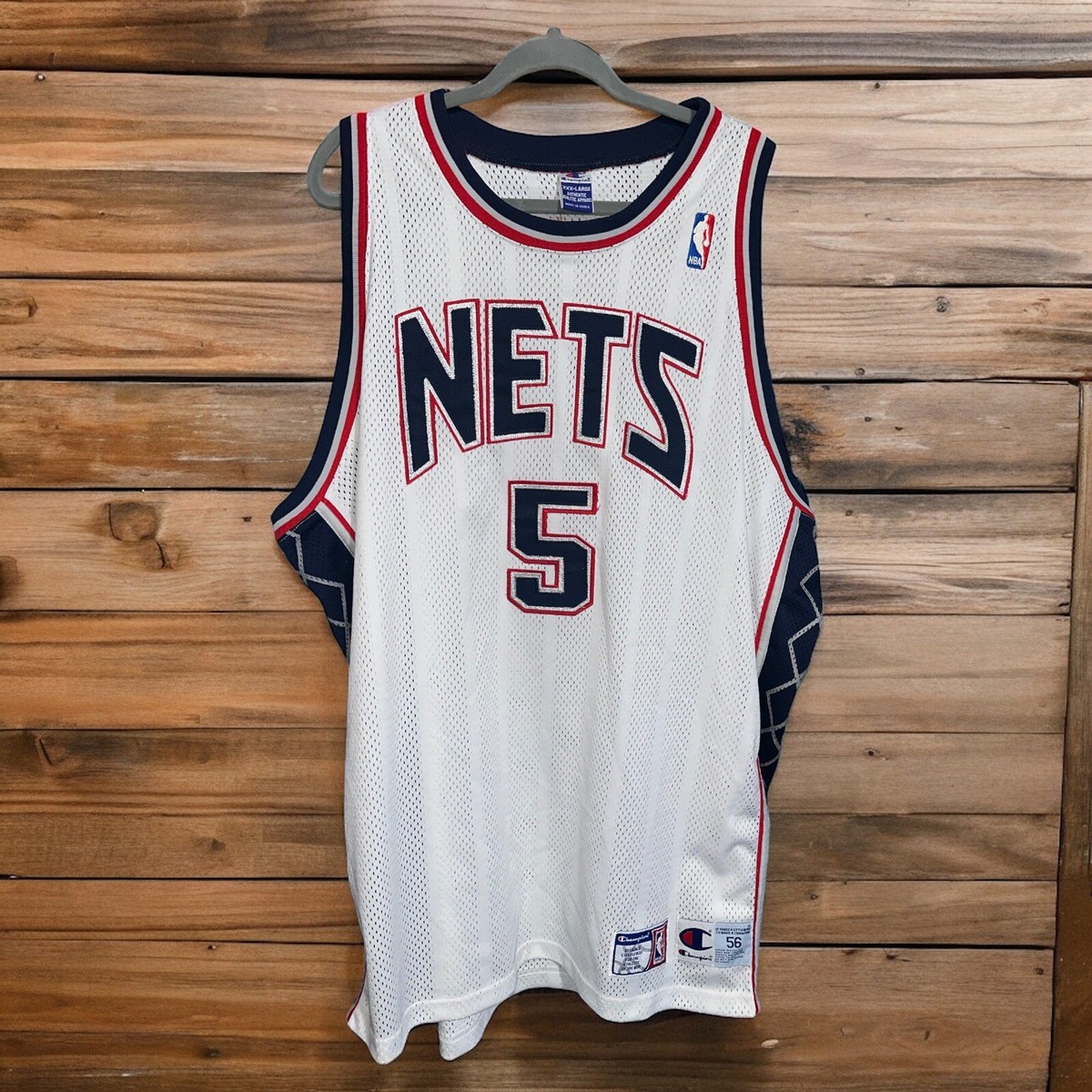 NBA NETS Jason Kidd オーセンティックユニフォーム Vintage Jason Kidd New Jersey Nets White Alternate Champion