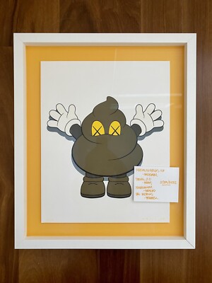 KAWS 版画 Warm Regards (Screen Print) 2005 KAWS Warm Regards 2005 Print Edition of 250. Museum Glass Frame