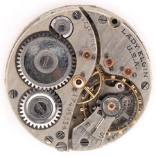 Scarce Elgin Grade 405 Model 1 10/0-Size 17-Jewel Antique Pocket Watch Movement