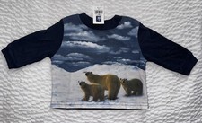 Vintage 2000 y2k ~ BABY GAP Navy/Polar Bear L...