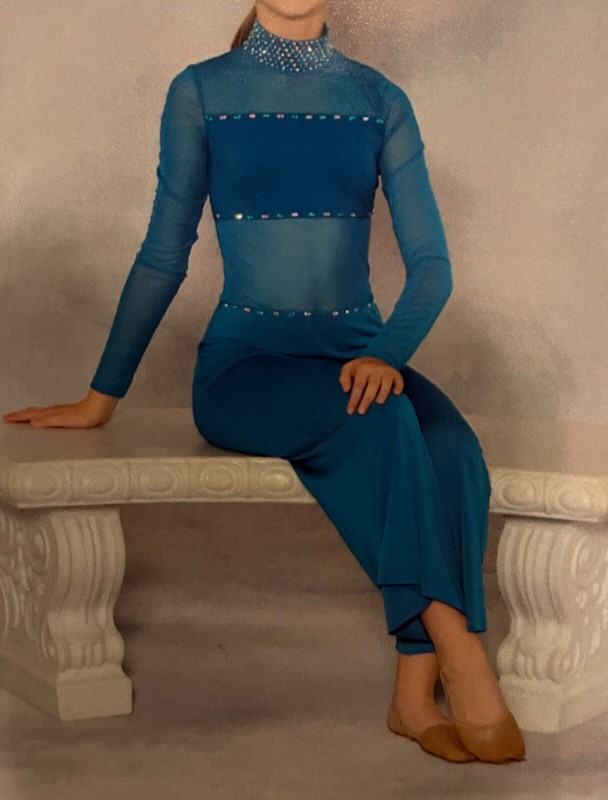 Balera Competition Lyrical/contemporary Costume Size SA…added Rhinestones!