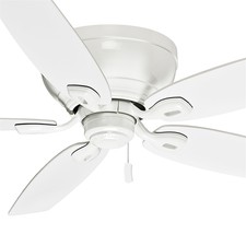 54 Casablanca Ceiling Fan Snow White Low Profile Design For