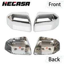 For 15 16 17 18 19 20 Ford F150 F-150 Top Half Chrome Mirror Covers Replacement