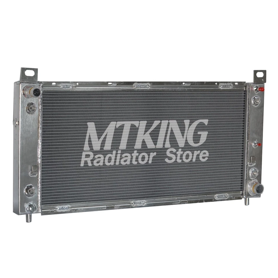 Radiador de aluminio 34" para Chevy Silverado 1500 2500 Suburban Tahoe GMC Yukon Foto 4 de 4