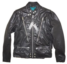 DIESEL L-KOJI LEATHER JACKET SIZE M 100% AUTHENTIC