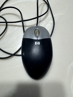 🔥OG Vintage OEM HP Black & Silver PS2 Optical Scroll Wheel 2 Button ...