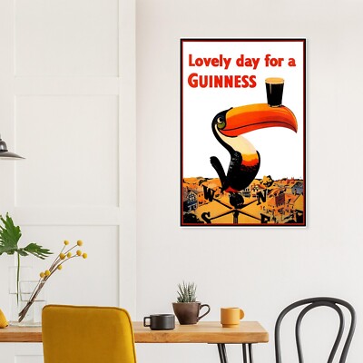 Vintage Guinness Toucan Advertisement Poster A3/A2/A1 Print - Foto 9
