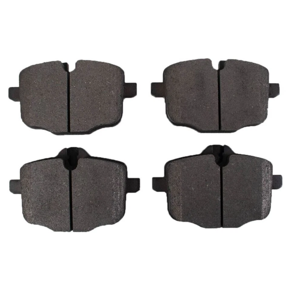 TRQ Rear Premium Posi Semi Metallic Disc Brake Pad Set For 2011-2019 BMW 550i - Image 4 of 4
