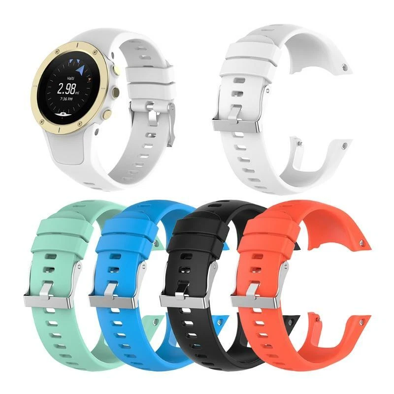 Silicone Replacement Wrist Band Strap For Suunto Spartan Trainer Wrist HR Watch