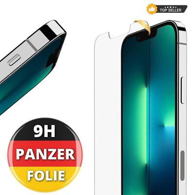2x Display Schutz für iPhone Samsung Xiaomi Huawei 9H Panzerfolie Echt Glas Hart
