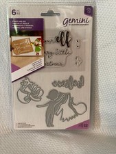NWT gemini by Crafter's Companion Stamp and Die Set - Christmas Elf
