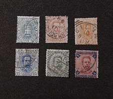 REGNO 1891-TERZA SERIE UMBERTO-COMPLETA COL RARO 5 LIRE-QUOTAZIONE SASSONE=550