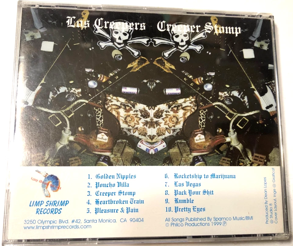 Los Creepers Creeper Stomp (CD 1999 Limp Shrimp) punk psychobilly Foto 2 de 4