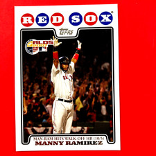 Manny Ramirez 2008 Topps Card #26 MLB Boston Red Sox