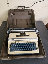 Montgomery Ward Cartridge Mark XI Electric Typewriter, Needs Ink & Case Is Broke thumbnail