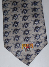 PITTSBURGH PIRATES LICENSED MLB SILK TIE MARLIN RM SPORT 2001